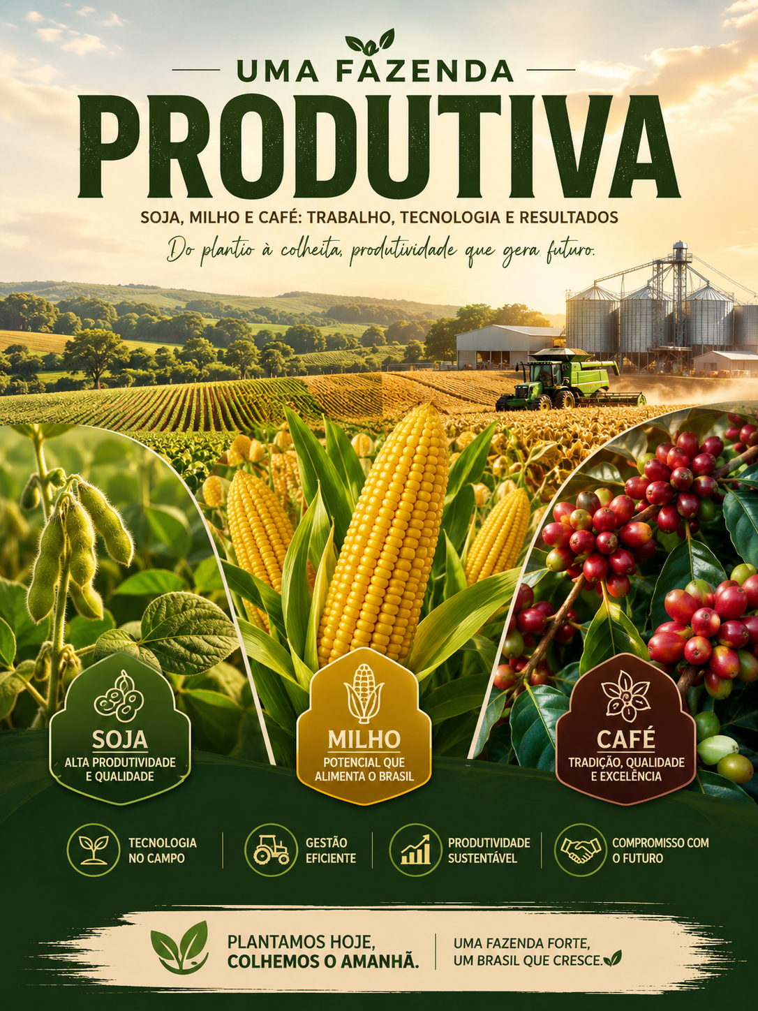 FORMIDÁVEL FAZENDA NO ESTADO DE SÃO PAULO , COM VENDAS DE CAFÉ , SOJA E MILHO A GRANEL